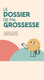 Couverture du dossier de grossesse, version rose